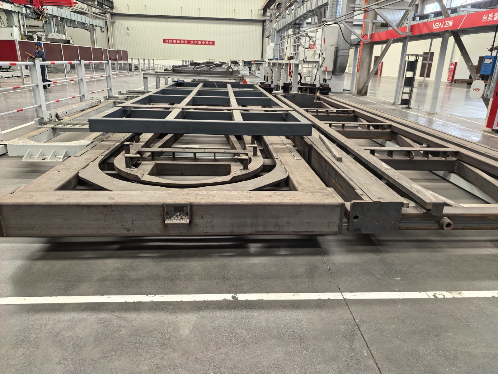 BECHUR transfer-cart frames in production