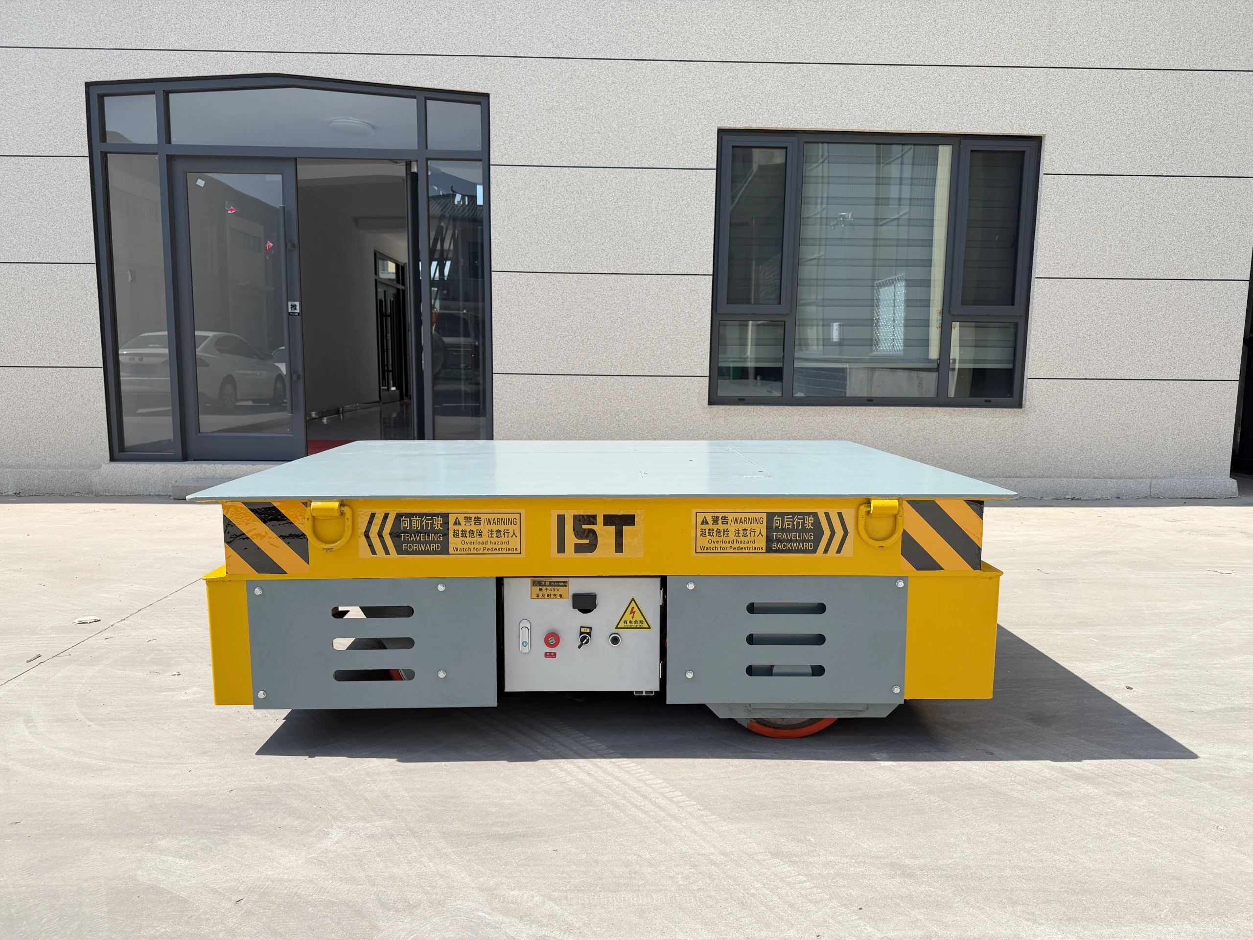 15 Ton Trackless Electric Transfer Cart Exported to Vietnam