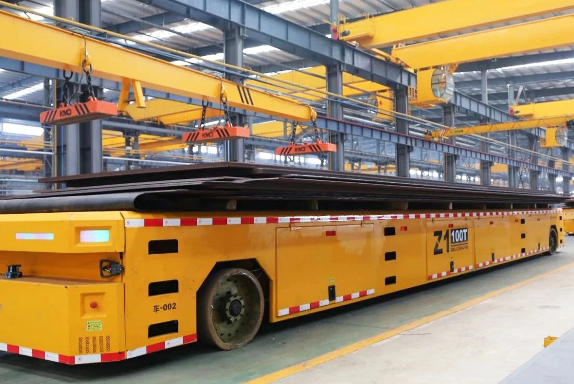 BECHUR 100-ton heavy-duty AGV customer case