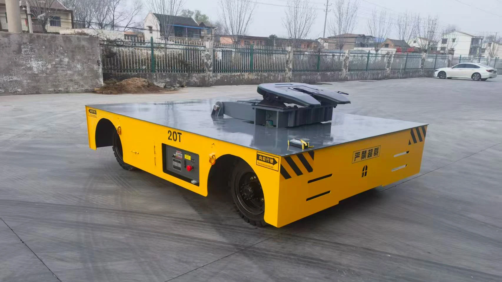 20 Ton Rubber Tired Electric Tractor with Fifth Wheel